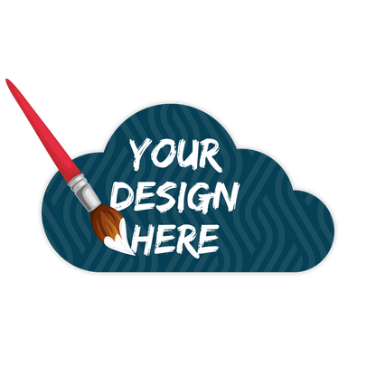 Custom Plastic 3.375" x 2.125" Cloud Cards