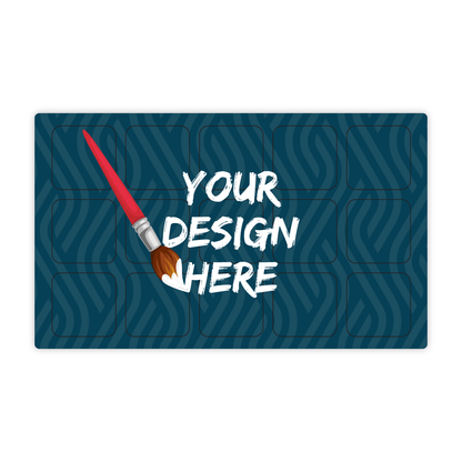 Custom Plastic Punch-Out Card - 15 1.625" x 1.625" Square Cards