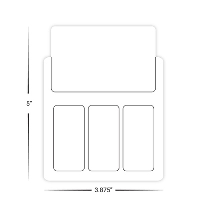 Custom Plastic Card and 3 Key Tag Combo