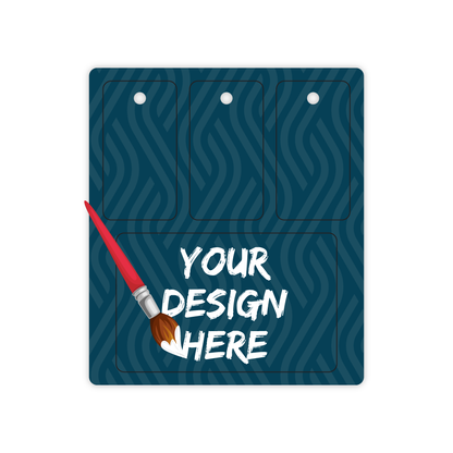 Custom Plastic Card and 3 Key Tag Combo