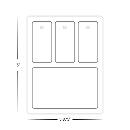 Custom Plastic Card and 3 Key Tag Combo