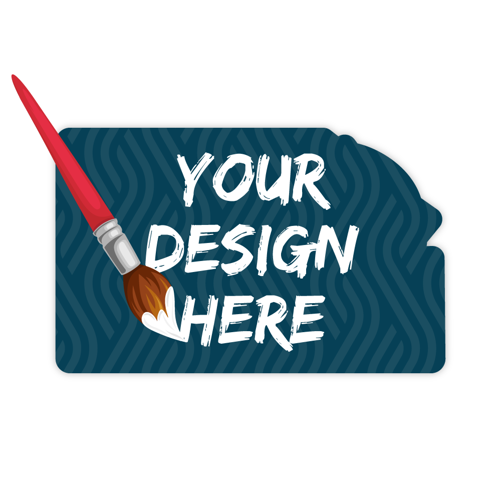 Custom Plastic 3.375" x 2.125" Corner Design Cards