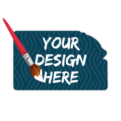 Custom Plastic 3.375" x 2.125" Corner Design Cards