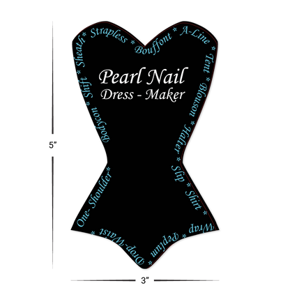 Custom Plastic 3" x 5" Corset Shape Cards