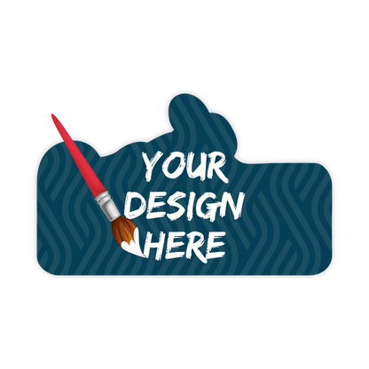 Custom Plastic 3.25" x 2" Unique Shape Cards