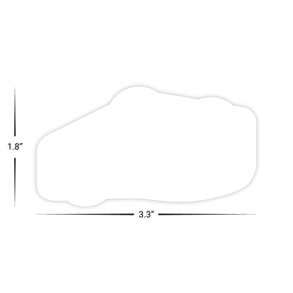 Custom Plastic 3.3" x 1.8" Ridged Cards