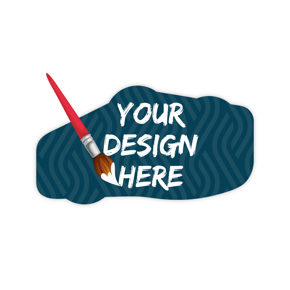 Custom Plastic 3.3" x 1.8" Ridged Cards
