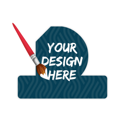 Custom Plastic 3.1" x 2.5" D-Shape Cards