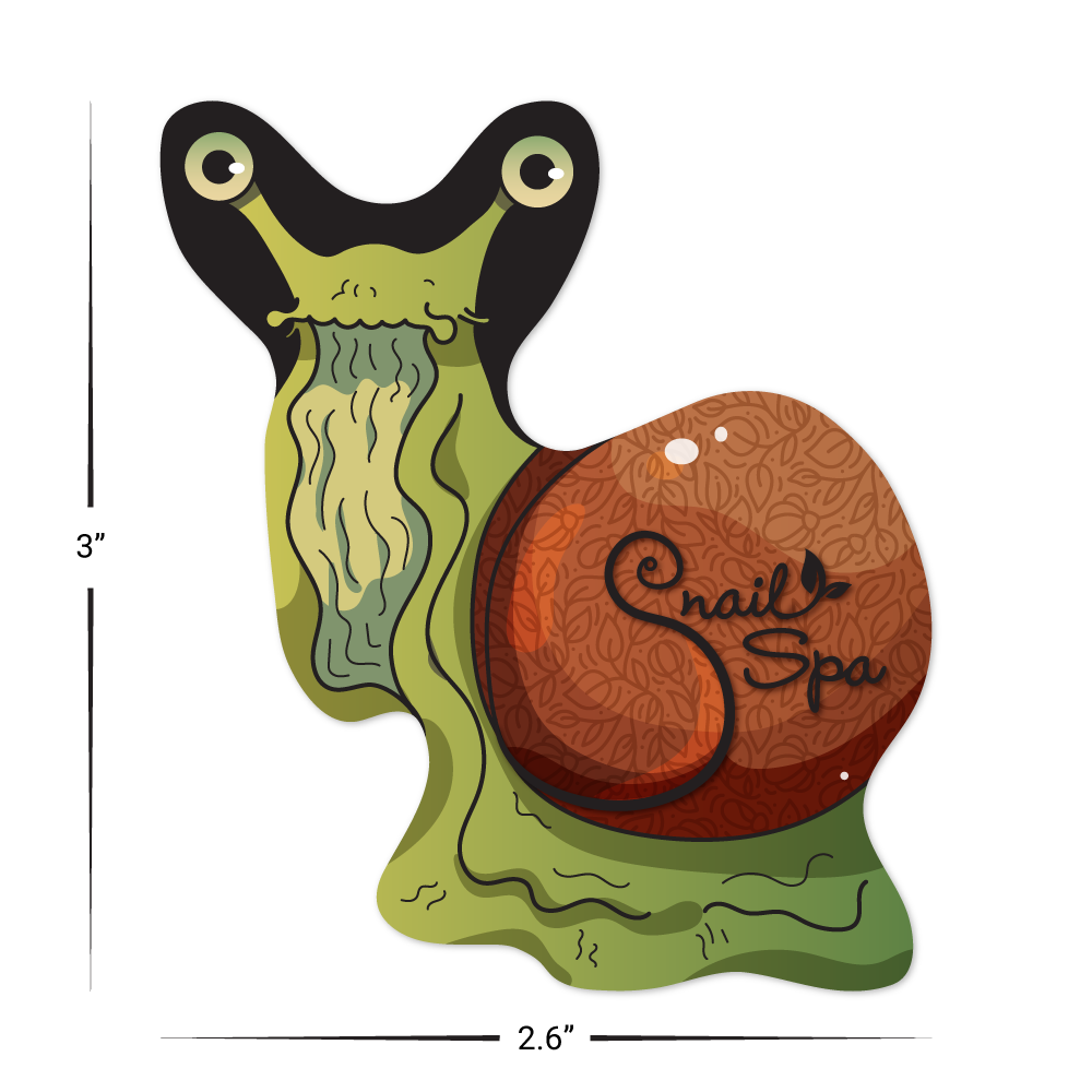 Custom Plastic 3" x 2.6" Animal Shape Cards