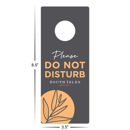 Custom Plastic Hangers - 3.5" x 8.5"