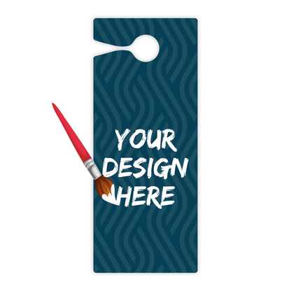 Custom Plastic 4.5" x 11" Door Hangers