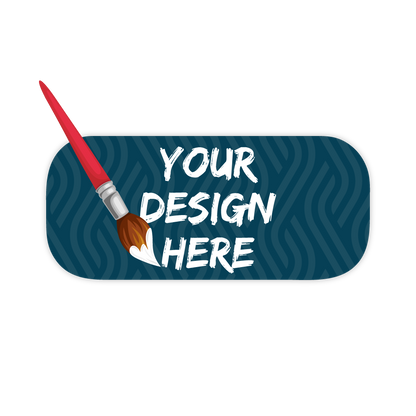 Custom Plastic 3.375" x 1.5" Extra Rounded Cards