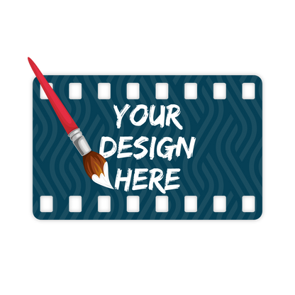Custom Plastic 3.375" x 2.125" Film Strip Cards