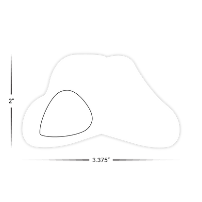 Custom Plastic 3.375" x 2" Punch-Out Guitar Pick Cards
