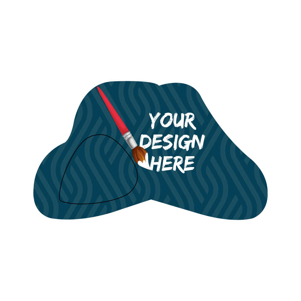 Custom Plastic 3.375" x 2" Punch-Out Guitar Pick Cards