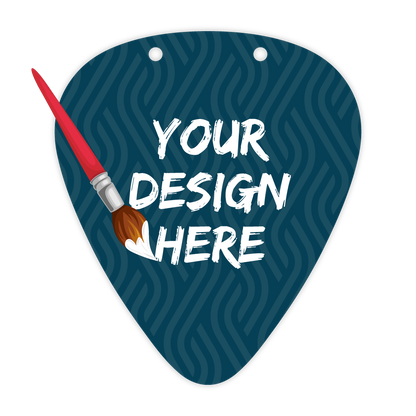 Custom Guitar Pick Menu/Signage - 7.5" x 6.5"