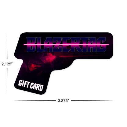 Custom Plastic 3.375" x 2.125" Pistol Cards