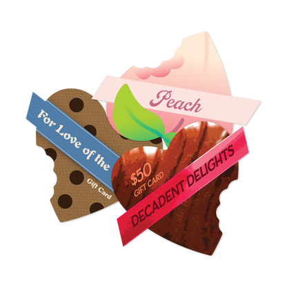 Custom Plastic 2.75" x 2.55" Heart with Bite Shape Cards