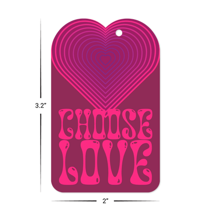 Custom Plastic 3.2" x 2" Two Bump Key Tags