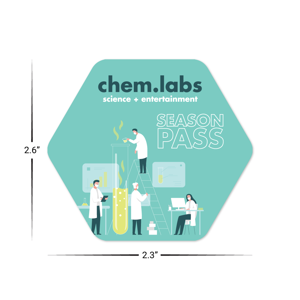 Custom Plastic 2.3" x 2.6" Hexagon Cards