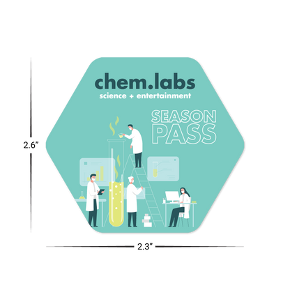 Custom Plastic 2.3" x 2.6" Hexagon Cards