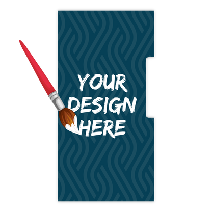 Custom Plastic 4.5" x 8.94" Large Tab Signage