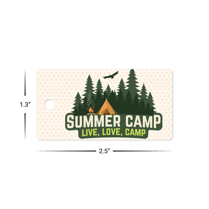 Custom Plastic 2.5" x 1.3" Key Tags
