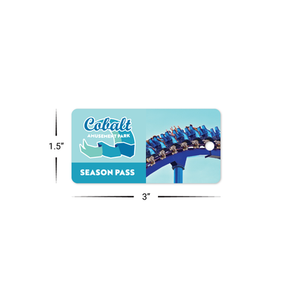 Custom Plastic 3" x 1.5" Key Tags