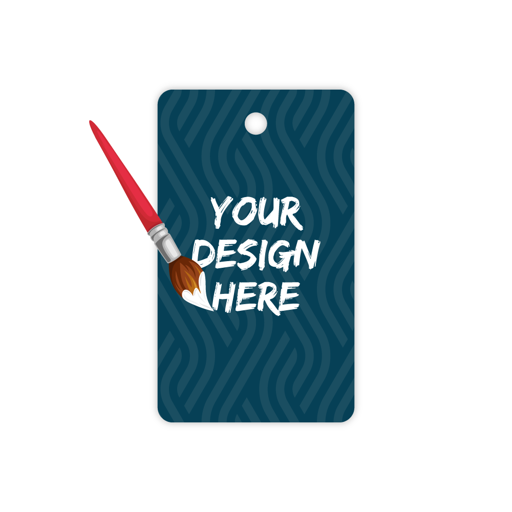 Custom Plastic 2.75" x 1.625" Key Tags