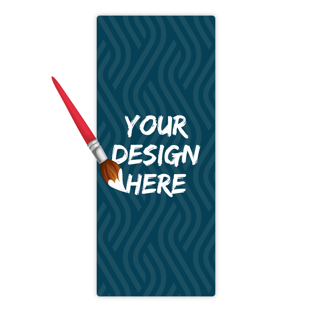 Custom Plastic 4.75" x 11.25" Long Signage