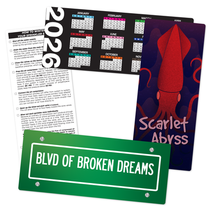 Custom Plastic 3.5" x 8.5" Pointed Corner Menus