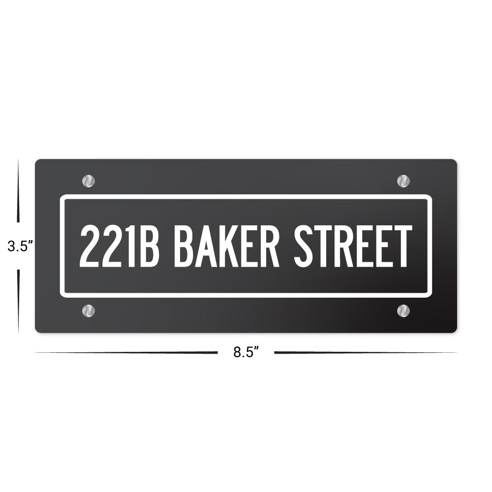Custom Plastic 3.5" x 8.5" Pointed Corner Menus