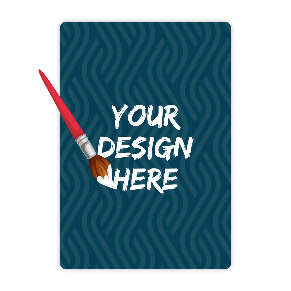 Custom Plastic 3.375" x 4.875" Large Rectangle Cards