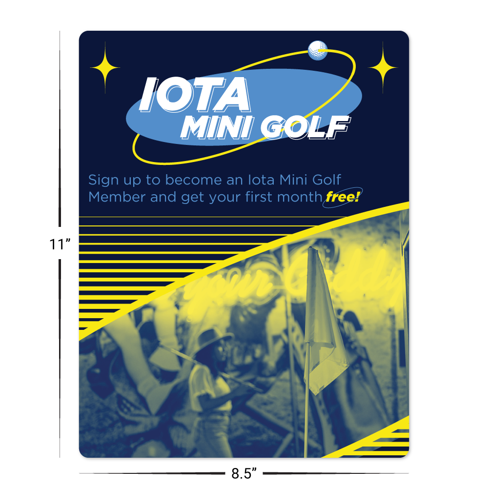 Custom Menu/Signage - 8.5
