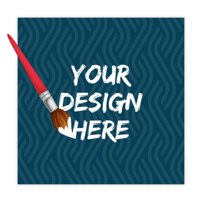 Custom Plastic 5.25" x 5.25" Square Signage/Invitation