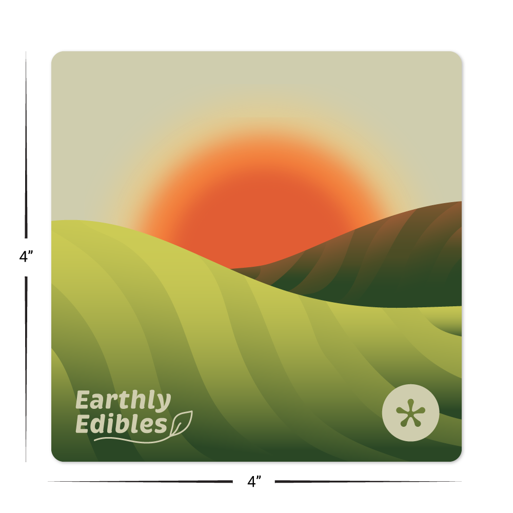 Custom Plastic 4" x 4" Square Cards