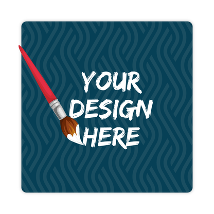 Custom Plastic 4" x 4" Square Cards