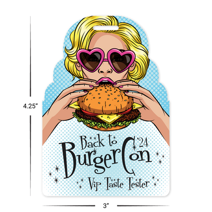 Custom Plastic 3" x 4.25" Large Rounded Top Badges