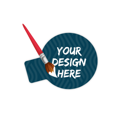 Custom Plastic 2.6" x 2" Lightbulb Shape Cards