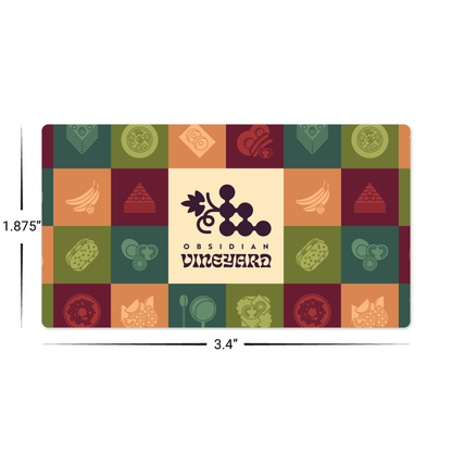 Custom Plastic 3.4" x 1.875" Cards