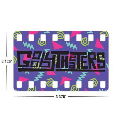 Custom Plastic 3.375" x 2.125" Film Strip Cards