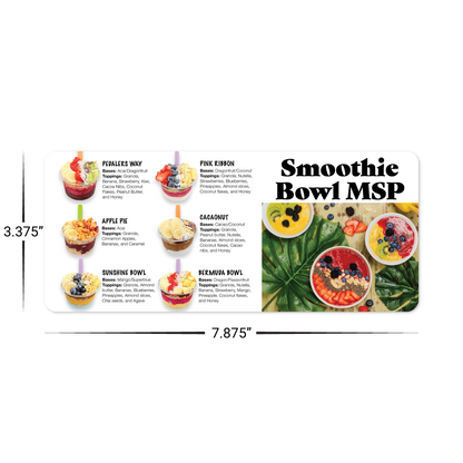 Custom Long Card - 7.875" x 3.375" Shape