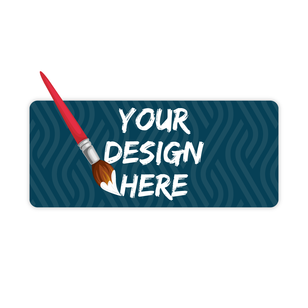 Custom Long Card - 7.875" x 3.375" Shape