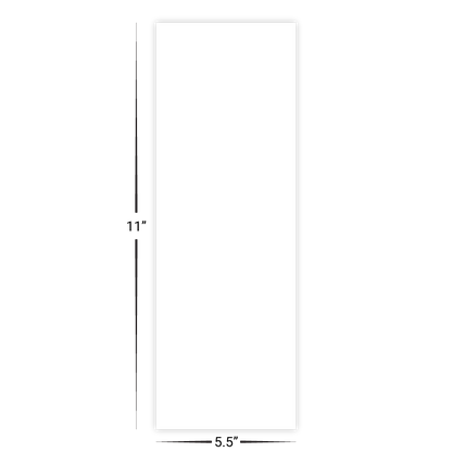 Custom Long Card - 5.5" x 16" Shape