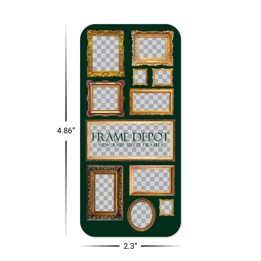 Custom Plastic 2.3" x 4.86" Cards