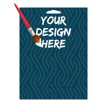 Custom Paper Hanging Gift Card Holder with Offset Window