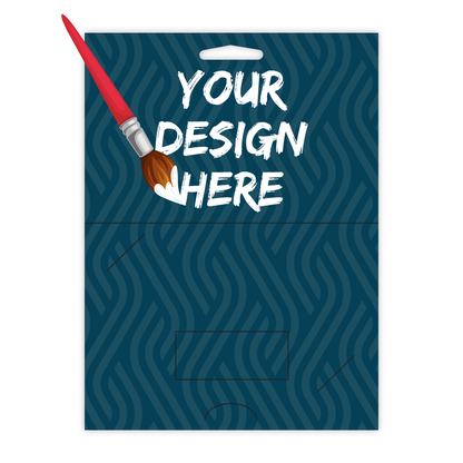 Custom Paper Hanging Gift Card Holder with Window