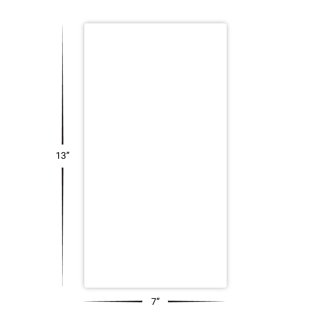 Custom Menu/Signage - 7" x 13"