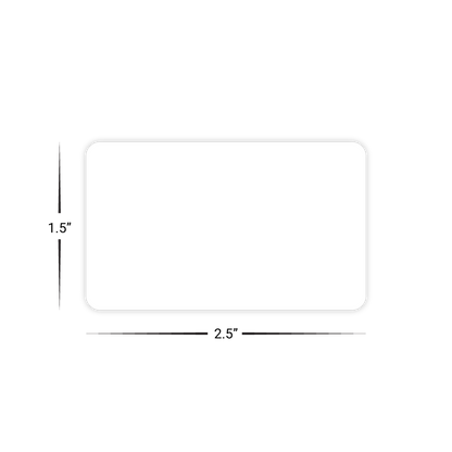Custom Plastic 2.5" x 1.5" Mini Business Cards