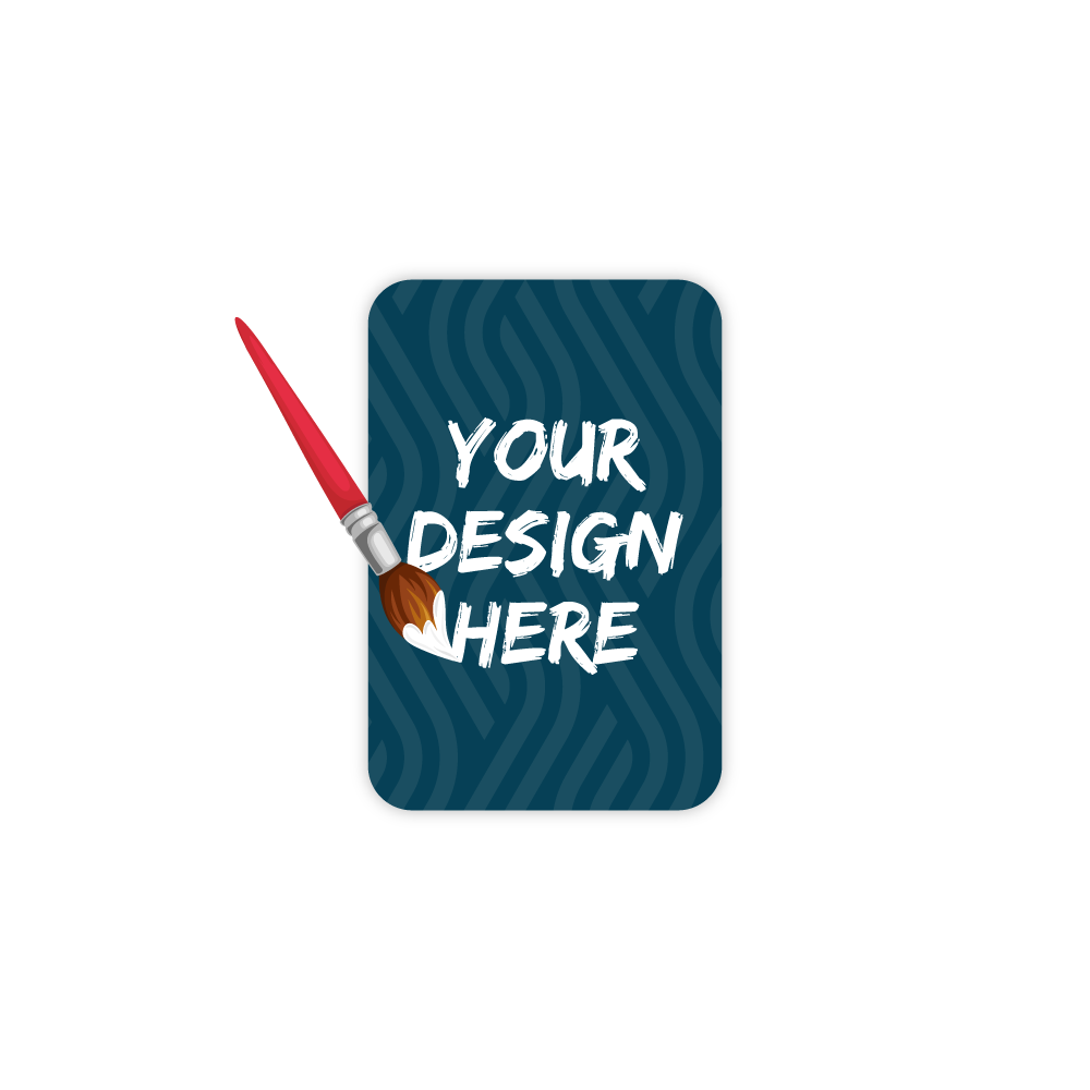 Custom Plastic 1.5" x 1" Mini Business Cards